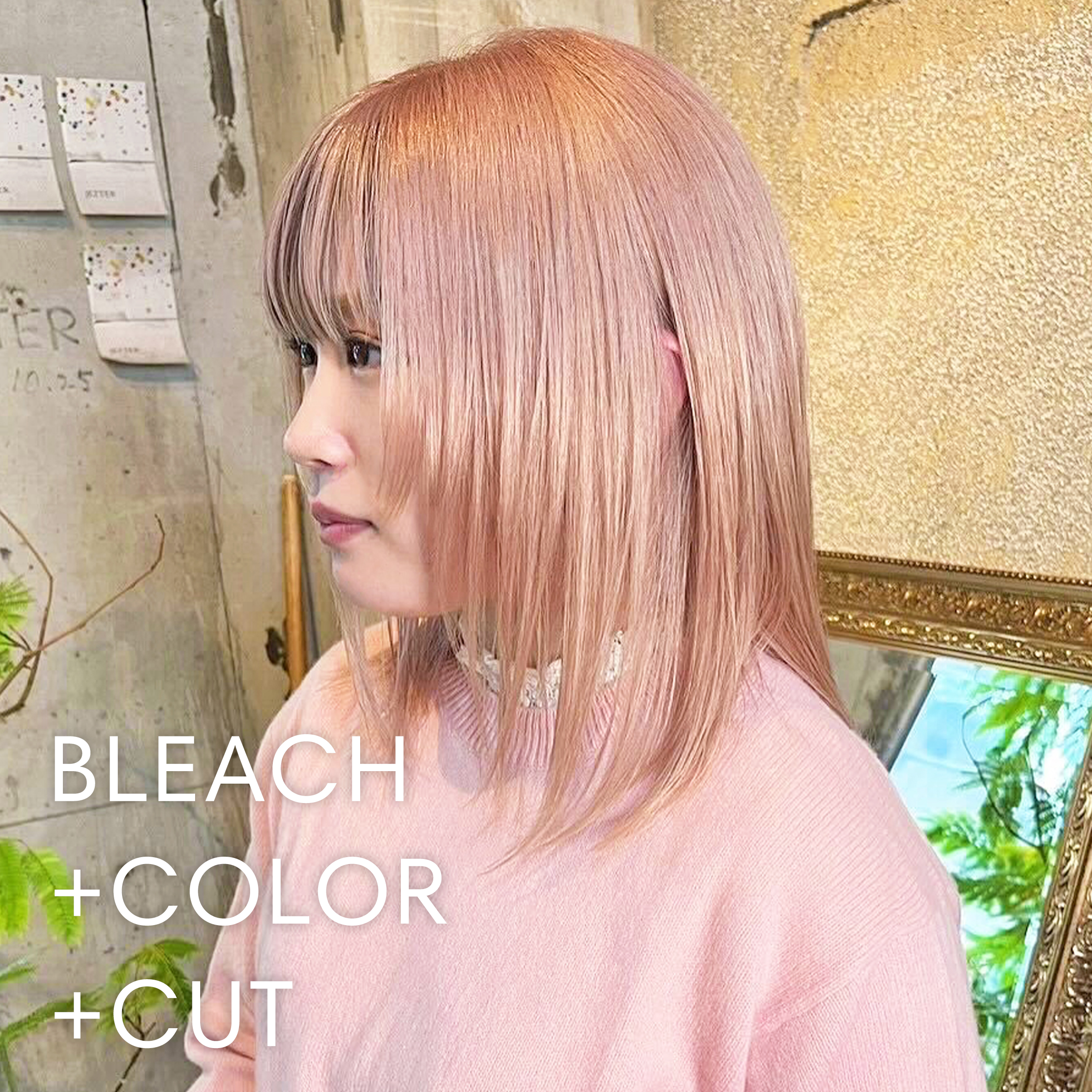 BLEACH +COLOR +CUT