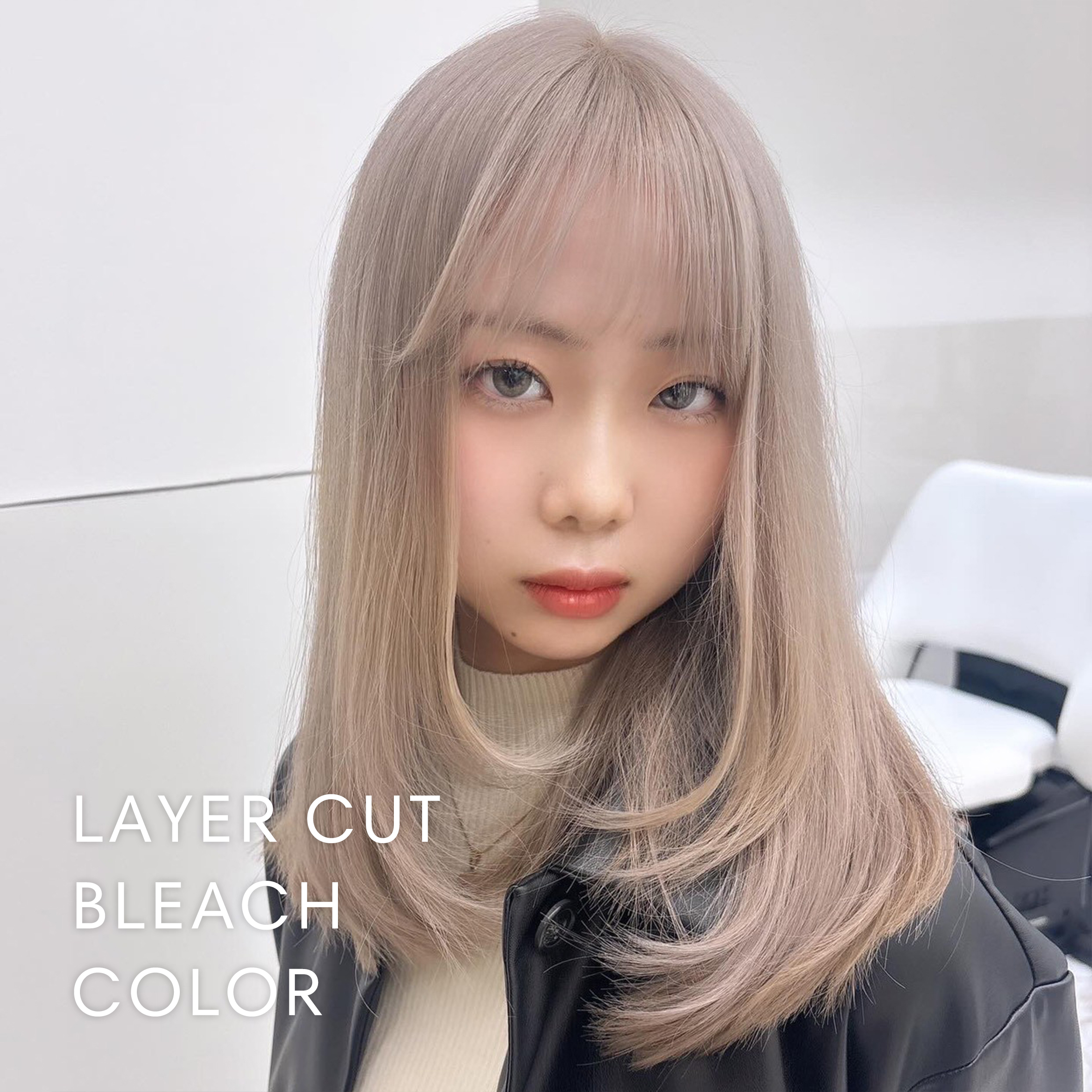 LAYER CUT BLEACH COLOR